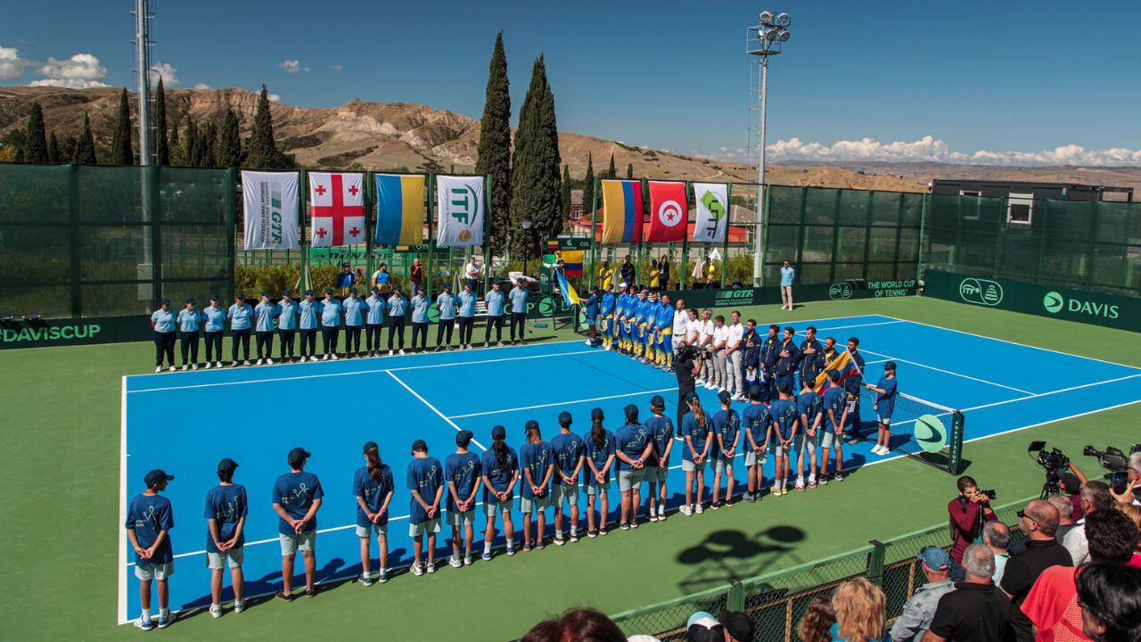 Colombia y Ucrania en la serie de Copa Davis 2023