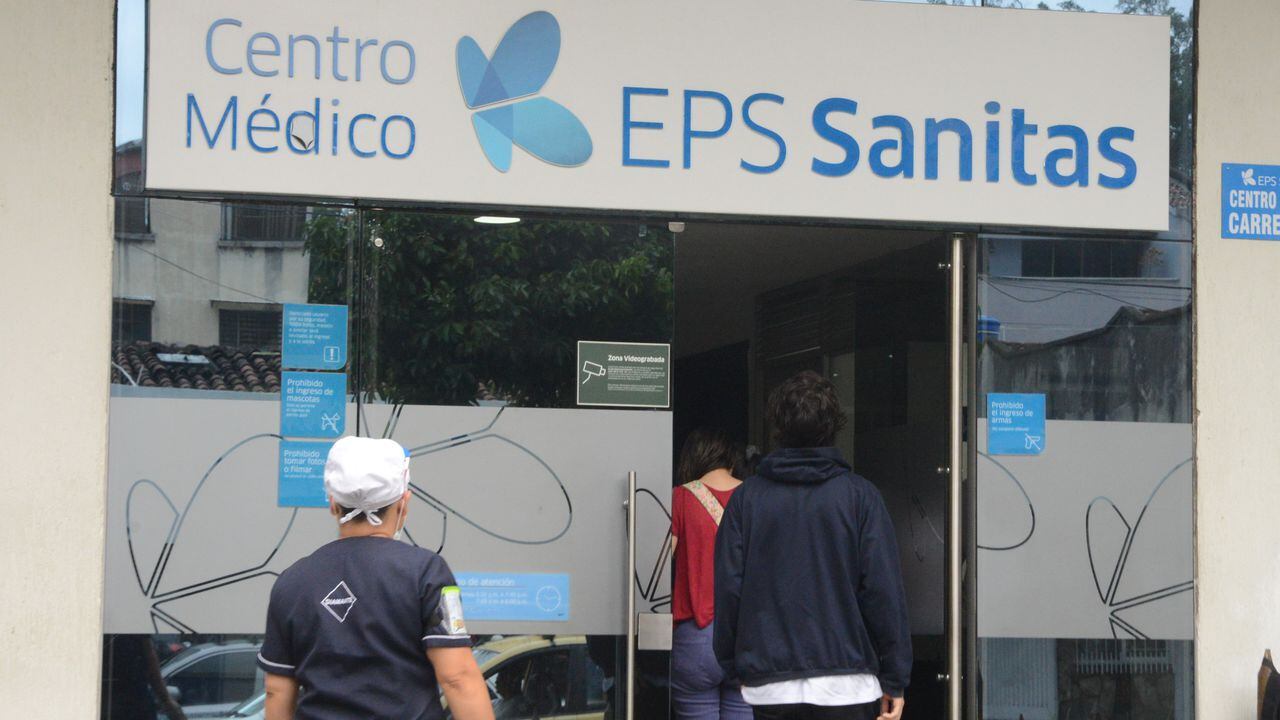 Cali; Completa normalidad en las instalación de las EPS Sanitas en Cali tras anuncio de intervención de Supersalud  Foto José L Guzmán. El País