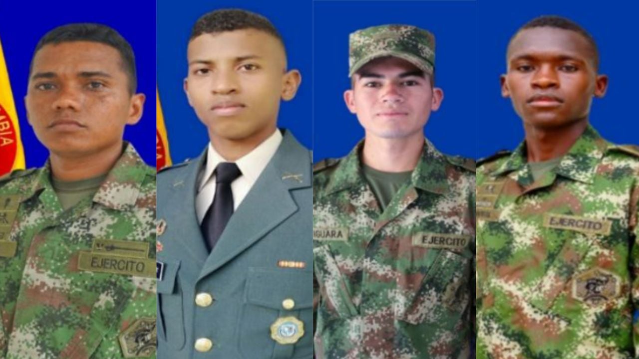 Soldados asesinados en Nariño este sábado 16 de septiembre.