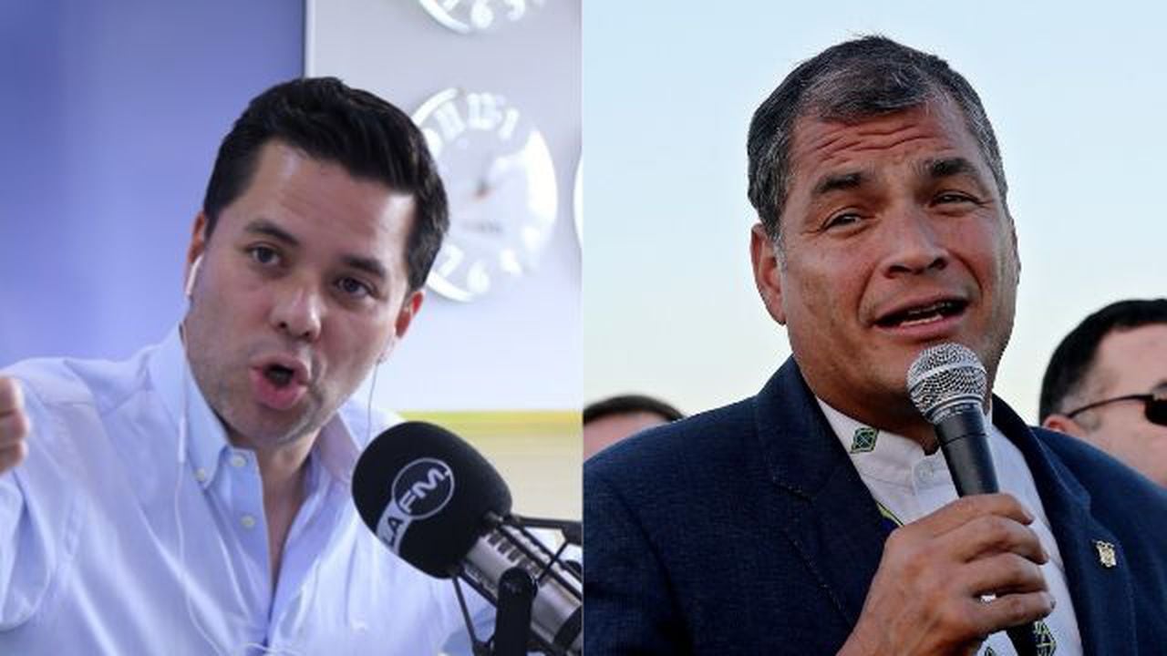 Fuerte agarrón entre Luis Carlos Vélez y el expresidente Correa.