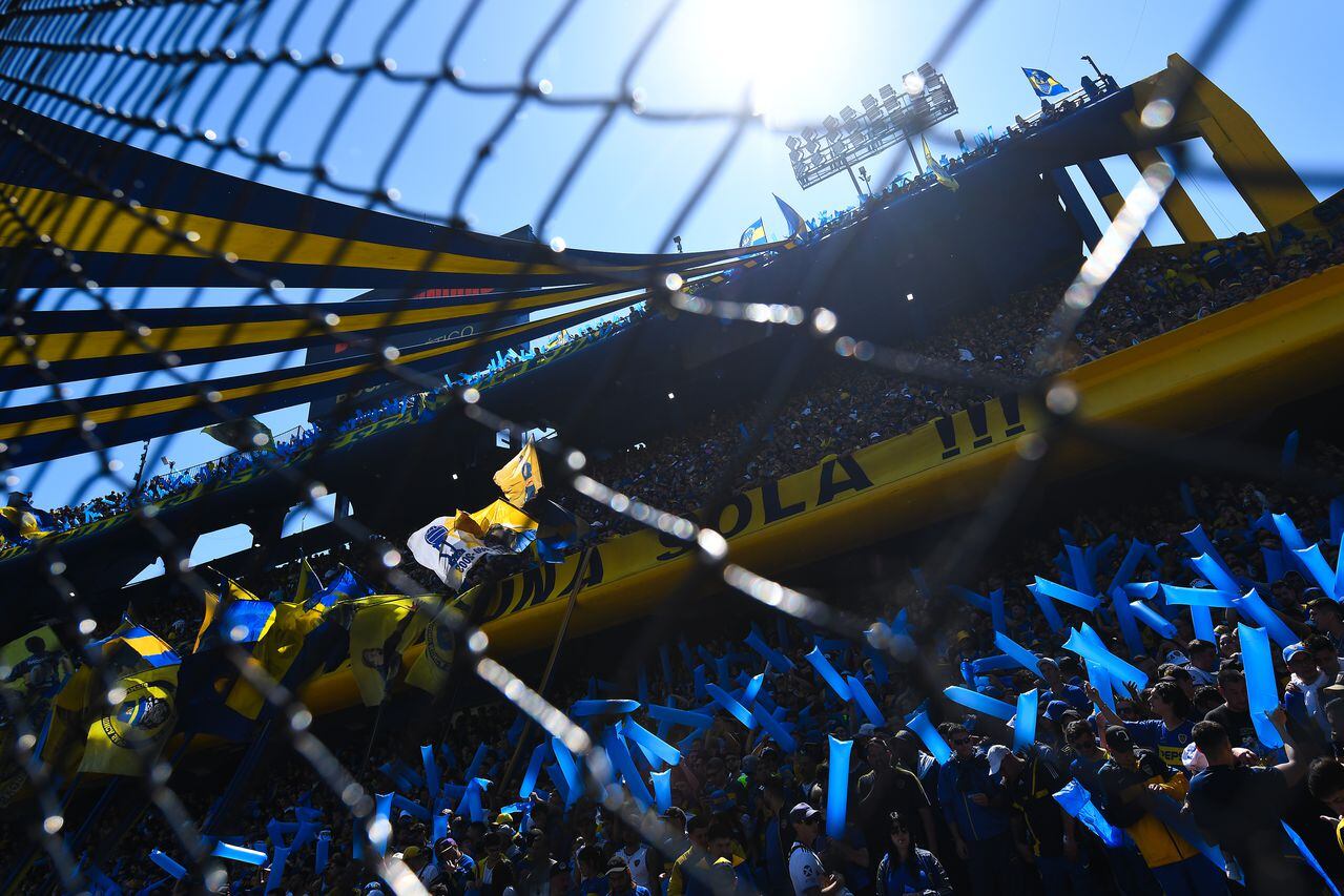 Imagen de una de las graderías de 'La Bombonera', el estadio de Boca Juniors.