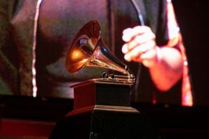 Imagen de referencia. Estatuilla de los premios Grammy.