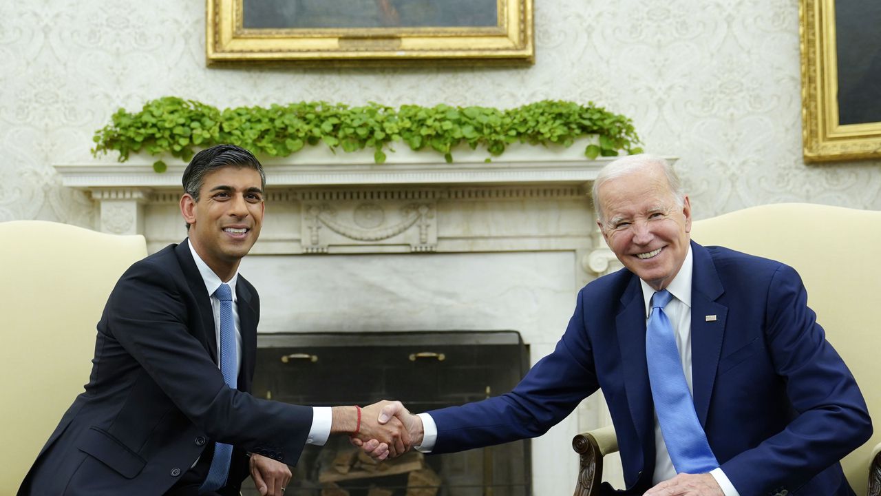 President Joe Biden and British Prime Minister Rishi Sunak