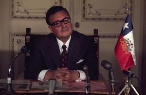 El gobierno de Allende fue apoyado por Unidad Popular, una coalición de partidos de izquierda.