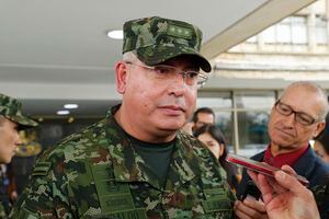 Mayor general Helder Fernan Giraldo Bonilla  comandante de las Fuerzas Militares