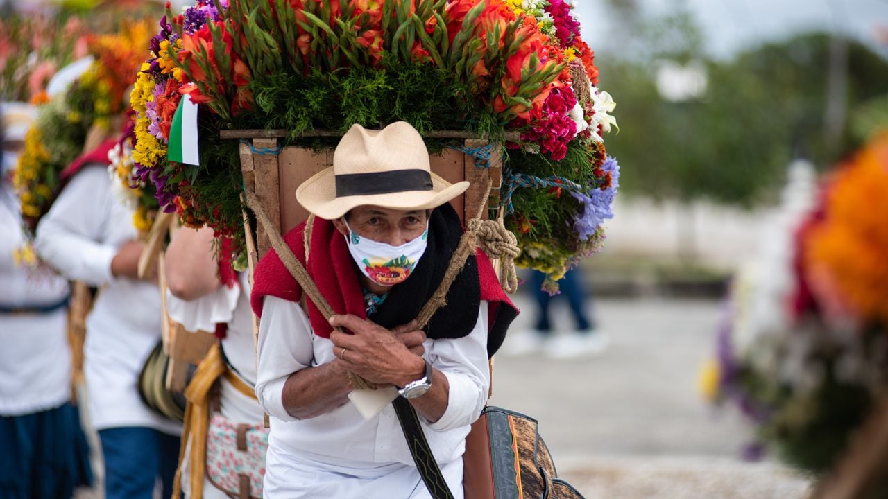 Desfile de Silleteros, Feria de las Flores 2020. Cortesía de la Secretaría de Cultura de Medellín