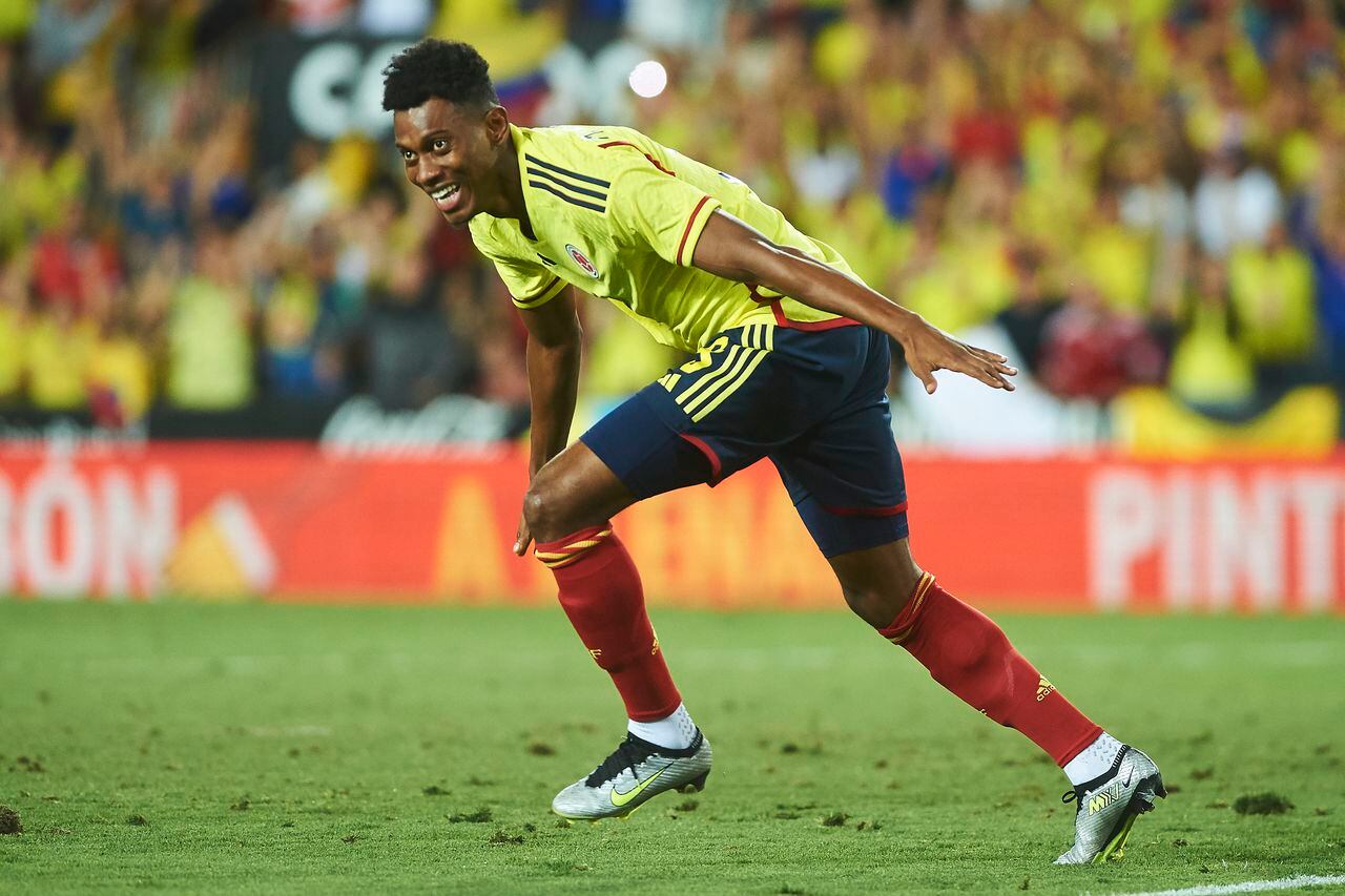Mateo Casierra sorprendió al tardar solo dos minutos en marcar el tanto de la Selección Colombia.