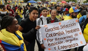 Homenaje en Bogotá a la Selección Colombia Femenina tras el Mundial 2023