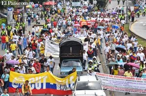 Durante la semana, se realizaron marchas por estudiantes de Univalle y Sindicatos en contra  de la crisis que atraviesa el Hospital Univeristario del Valle.