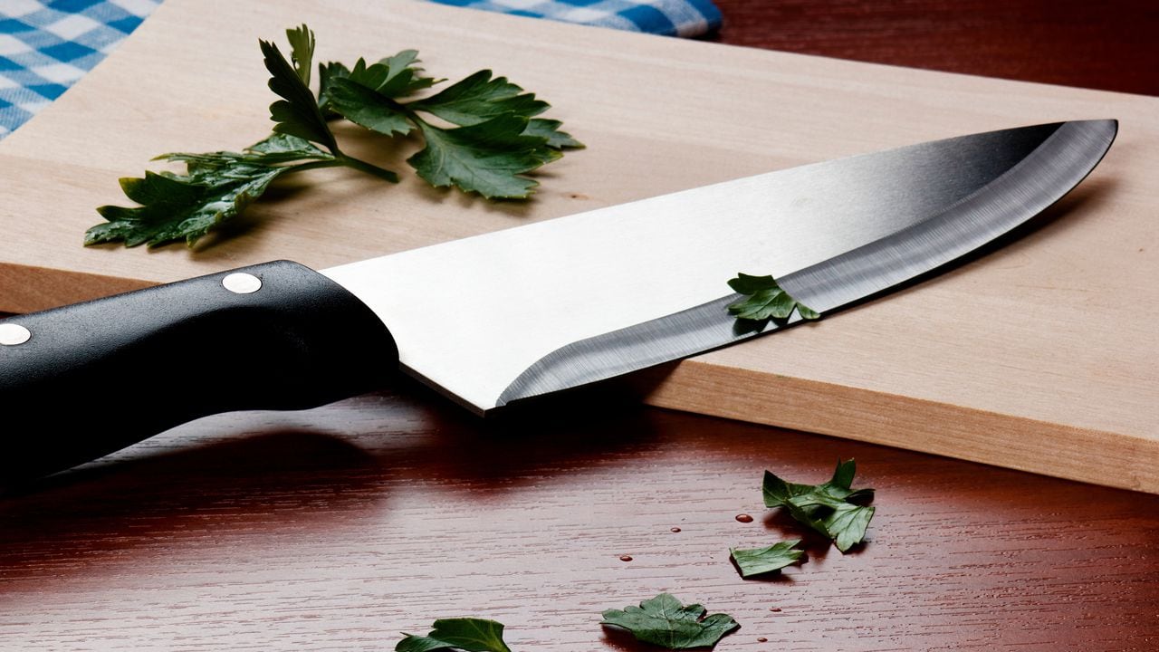 Este truco es muy útil para afilar el cuchillo.