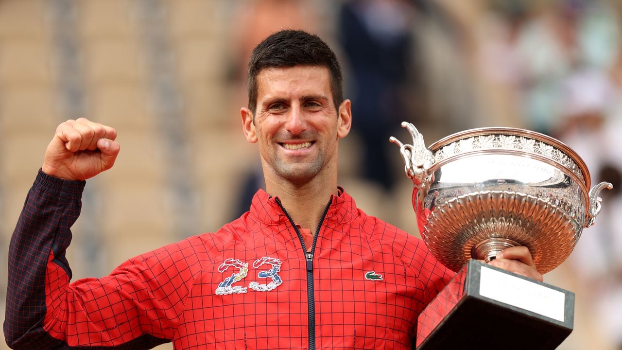 Novak Djokovic, ganador del Roland Garros.