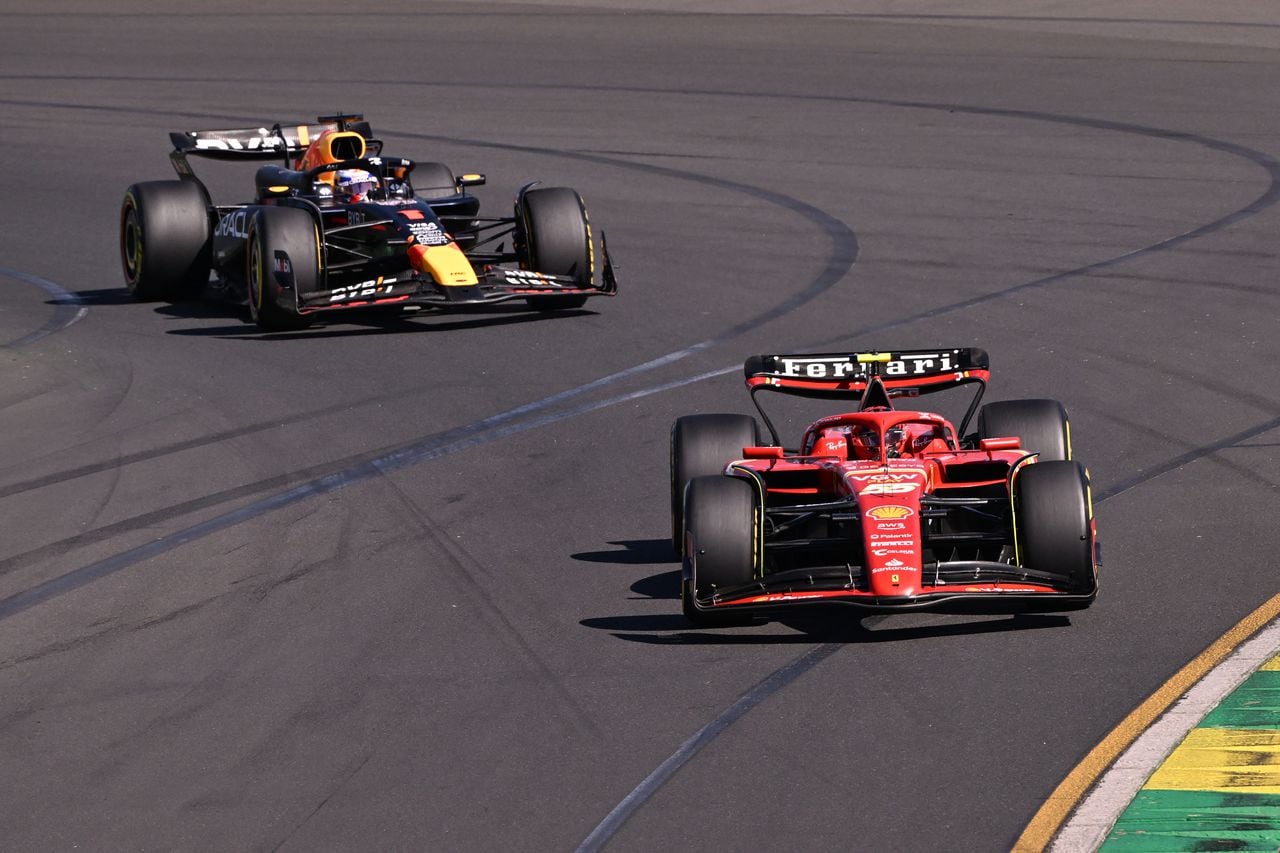 Carlos Sainz Max Verstappen Fórmula 1 Gran Premio Australia 202