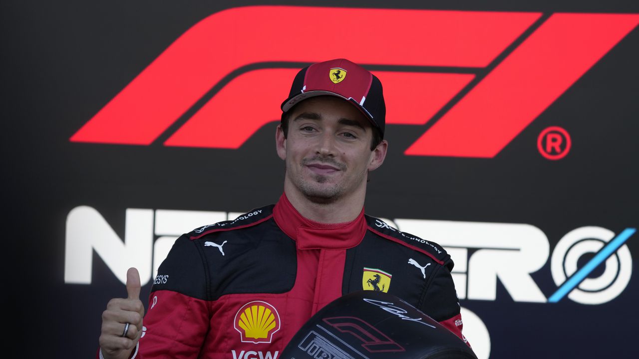 Charles Leclerc, piloto de la escudería Ferrari.