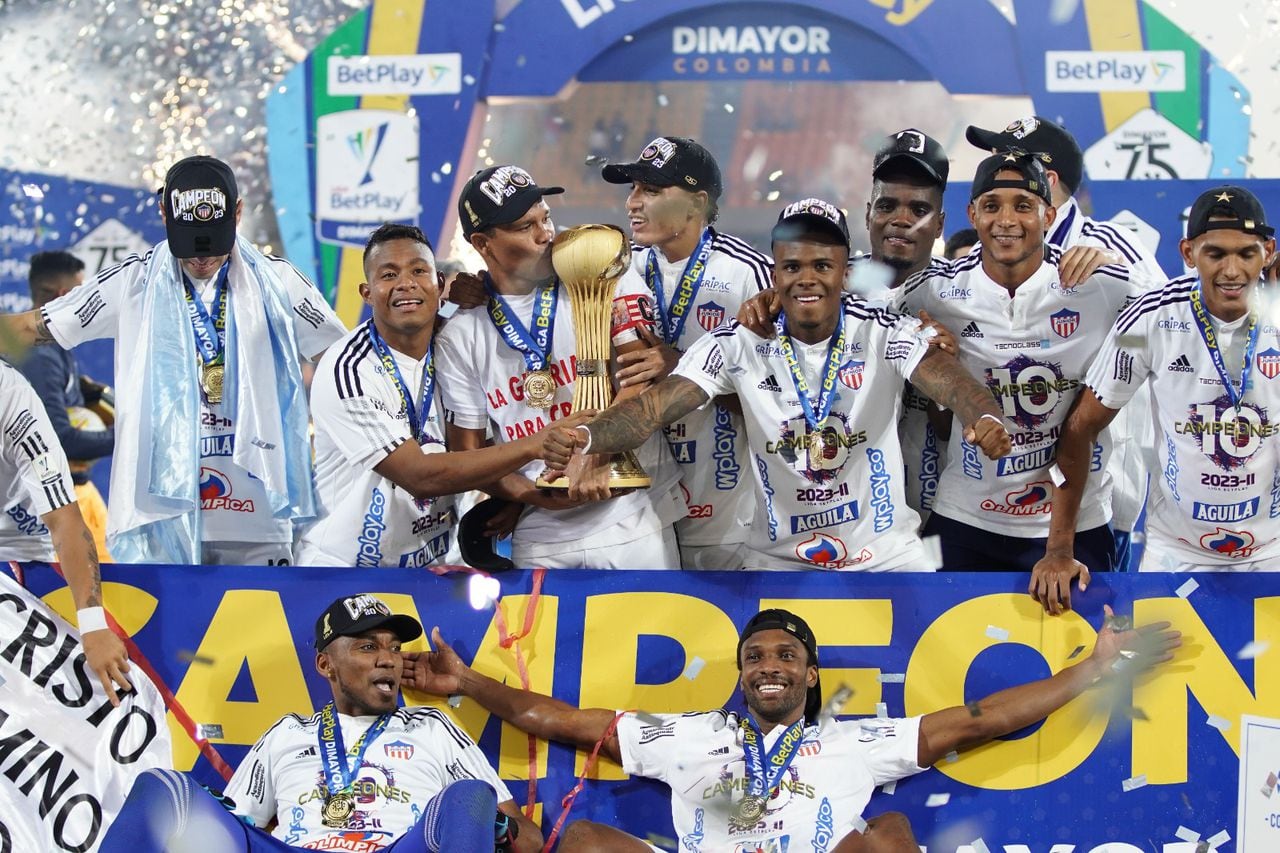 Junior es el nuevo campeón de la Liga BetPlay al derrotar al Medellín.