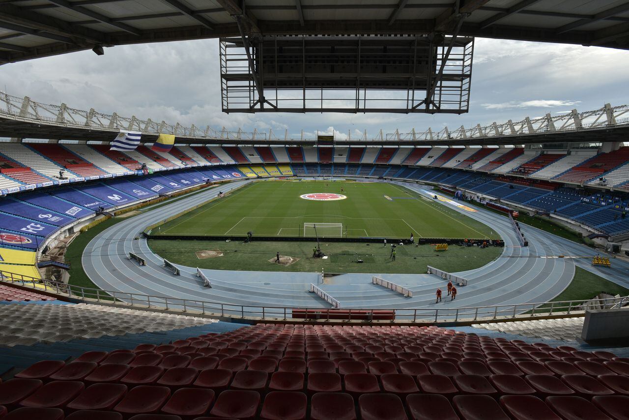 Vista panorámica del estadio Metropolitano de Barranquilla.