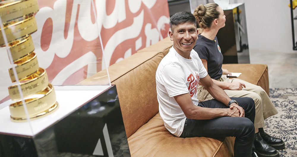 Nairo Quintana continúa en su faceta de empresario, mientras consigue equipo. En Bogotá presentó El Parche de Nairo, un restaurante y parador para ciclistas con platos desde 4.000 pesos.