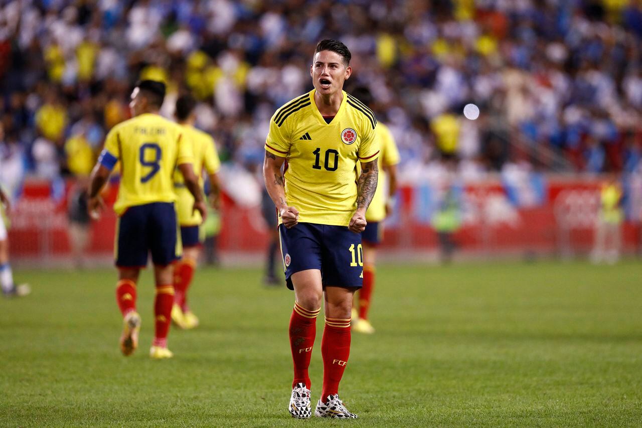 James Rodríguez con la Selección Colombia
