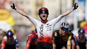 El pedalista del Cofidis ganó la segunda etapa del Tour de Francia 2023 en San Sebastián