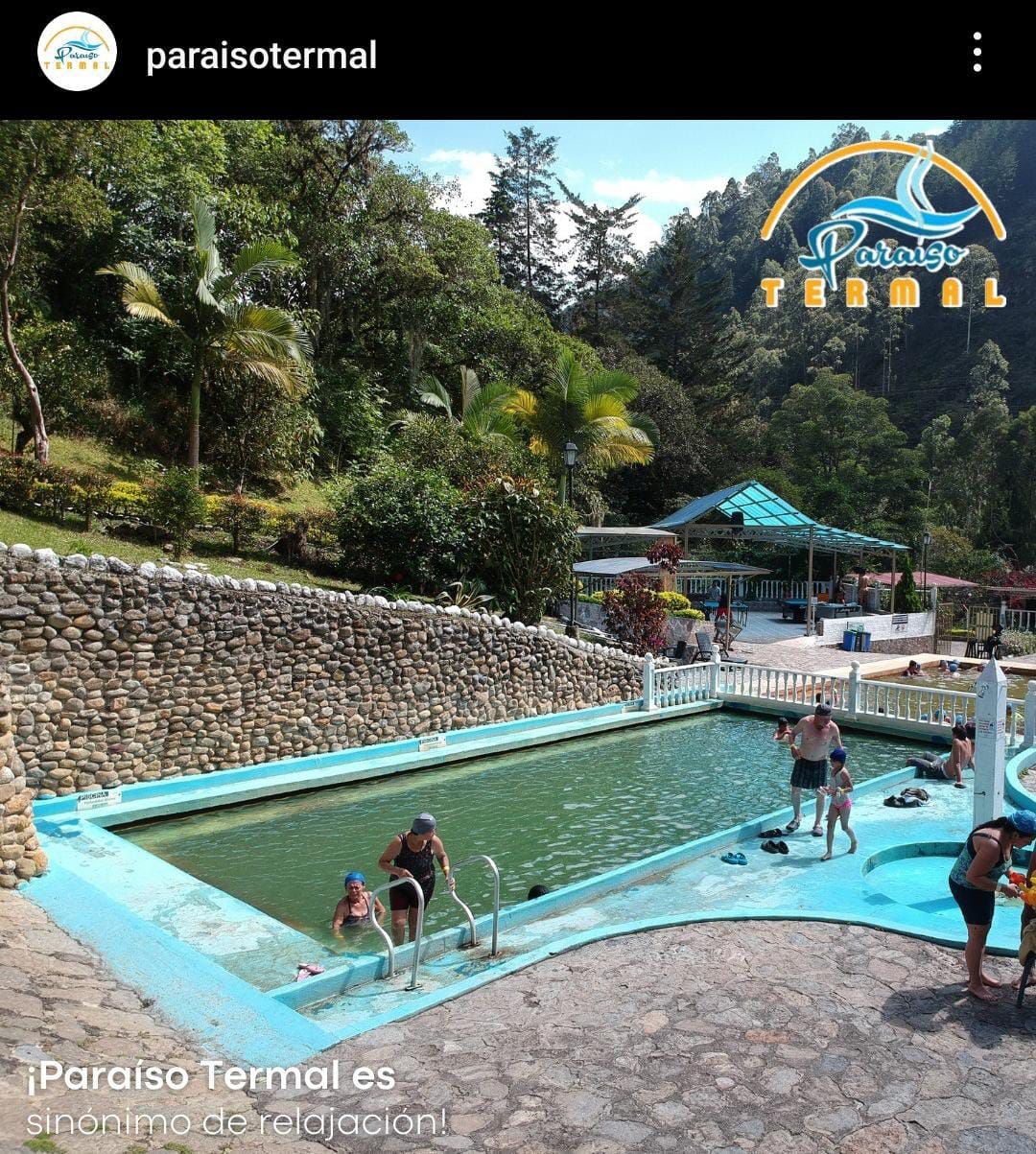 Paraíso Termal ofrece los servicios de piscinas naturales para sus visitantes.