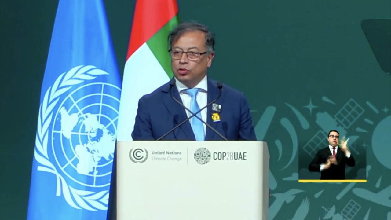Presidente Gustavo Petro en la COP28
