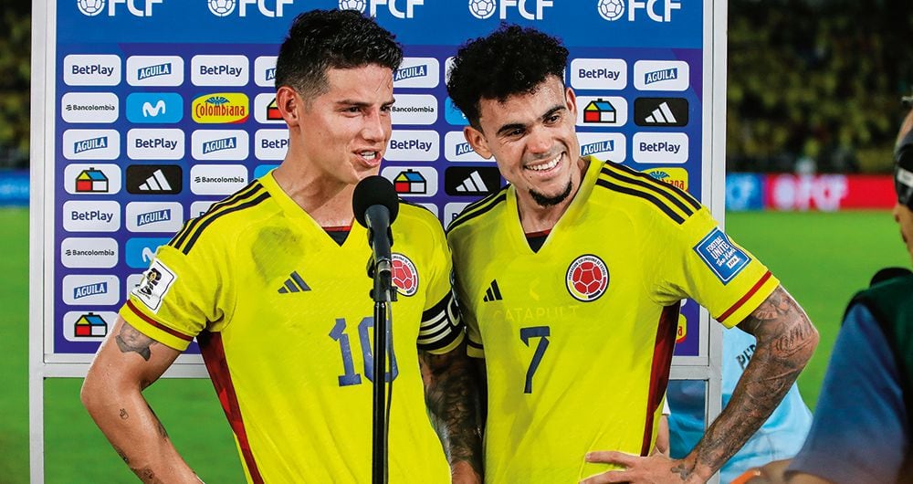   James Rodríguez y Luis Díaz fueron las estrellas de la selección Colombia en el juego contra Brasil. Este dúo puso a vibrar a todo un país que le apostaba, por lo menos, a un empate, pero la historia fue otra. 