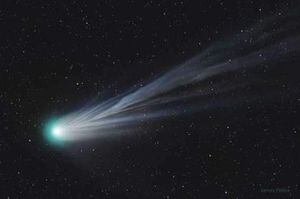 El cometa diablo se caracteriza por su cola e incluso por sus llamativos colores.