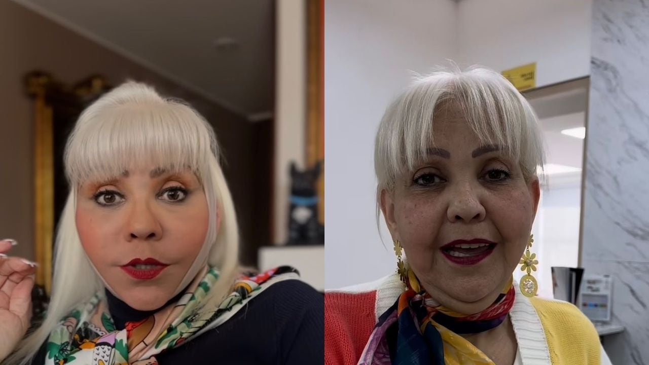 Este es el antes y el después de la Gorda Fabiola. Foto: Fragmento video en instagram de la Gorda Fabiola.