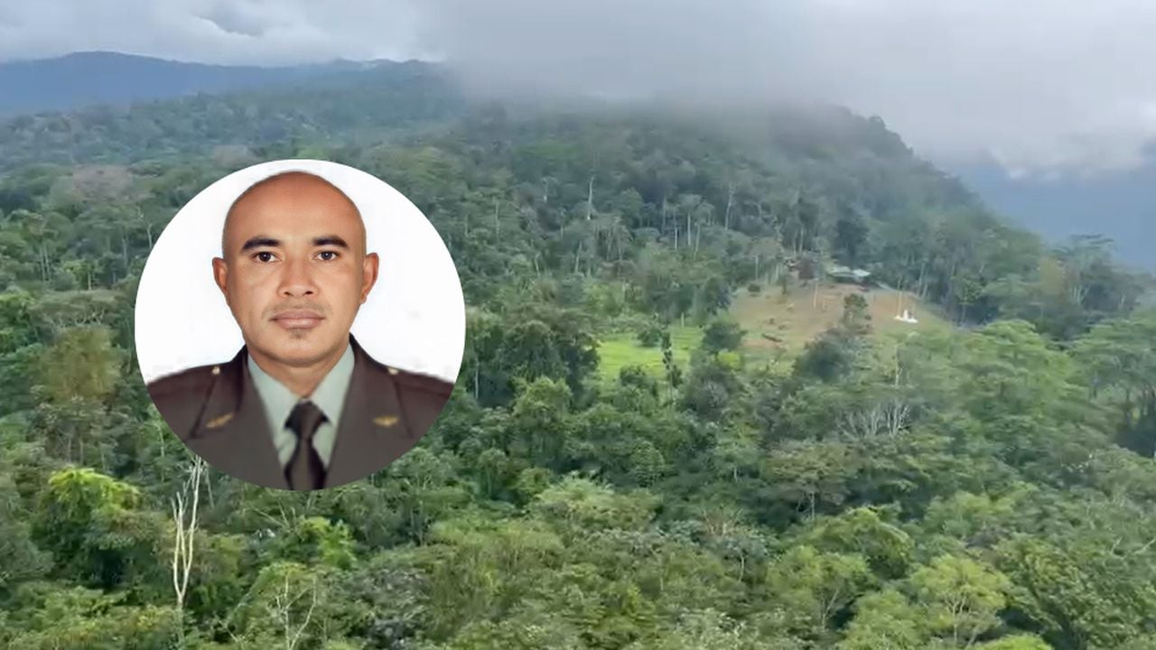 Aníbal José Toscano Benítez, policía desaparecido en la selva chocoana.