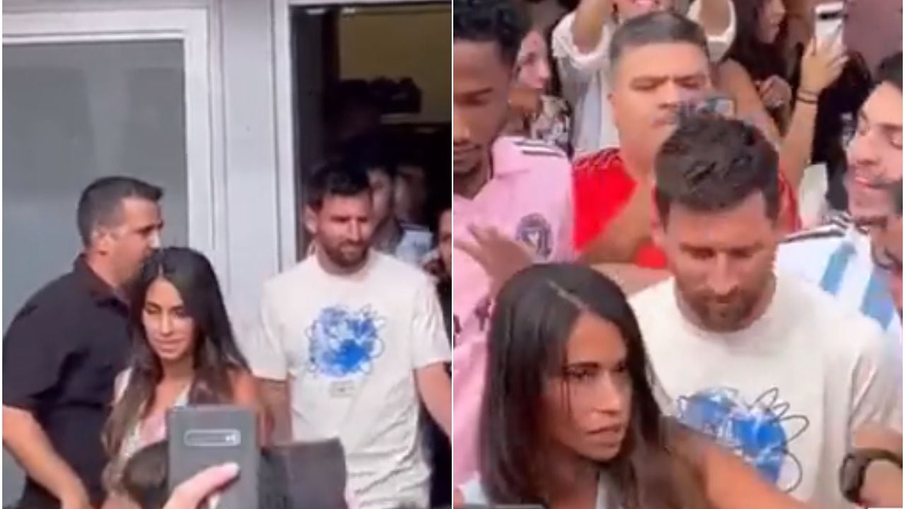 La inesperada reacción de Antonela Roccuzzo ante el acoso de fanáticos de Messi.
