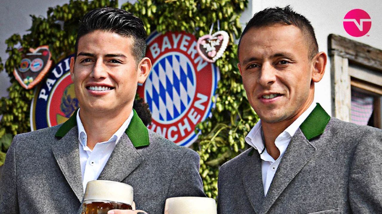 James Rodríguez y Rafihna formaron su amistad cuando jugador en el Bayern Munich.