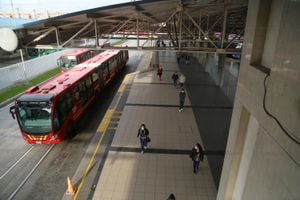 El hecho ocurrió en la estación de TransMilenio La Castellana, en el norte de Bogotá.