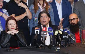Rueda de prensa Pacto Histórico, candidato alcaldia de Bogotá