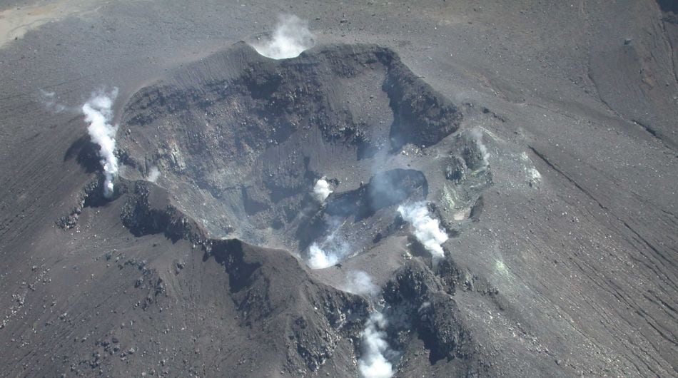 Imagen de referencia del Volcán Galeras.