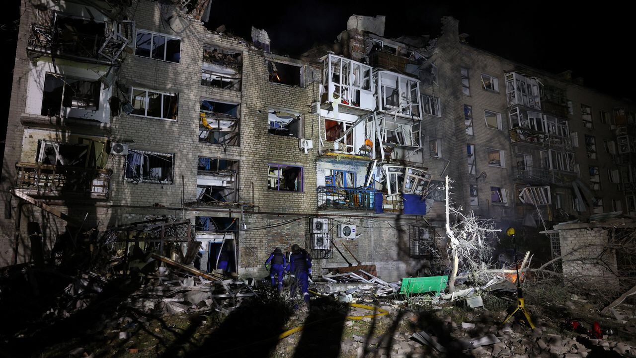 Misiles rustos impactaron en centro de control en Ucrania. Siete personas murieron. Foto:AFP.