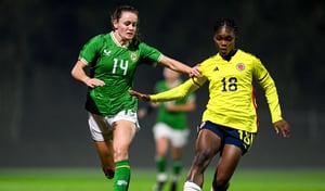 Selección Colombia Femenina jugó apenas 20 minutos ante Irlanda.