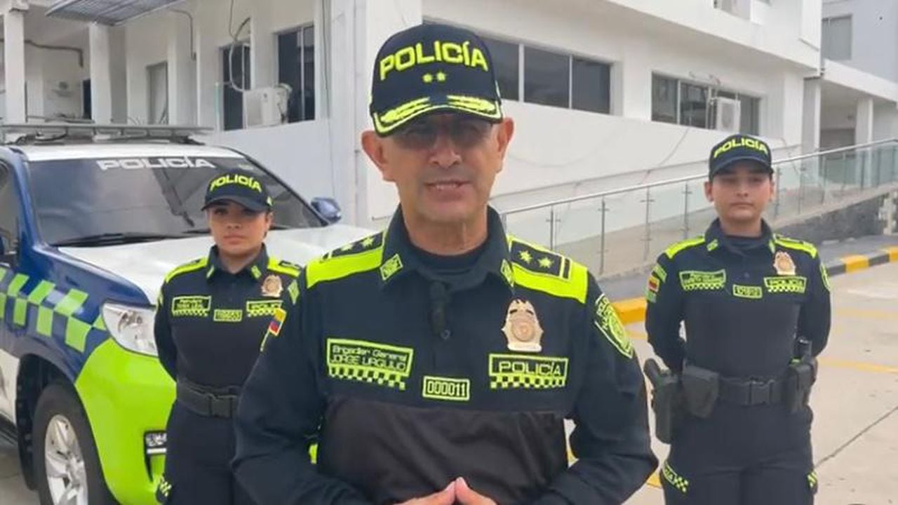 Comandante de la Policía Metropolitana de Barranquilla, general Jorge Urquijo