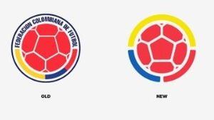 La transición de escudo de la Selección Colombia