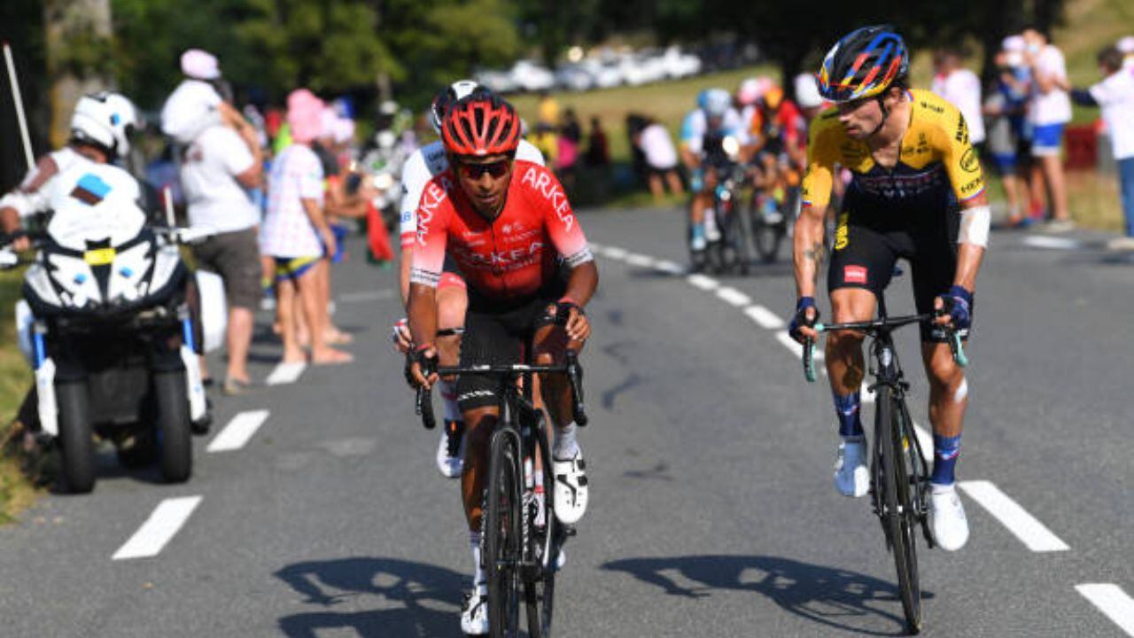 Nairo Quintana y Primoz Roglic enfrentados en el Tour de Francia 2022