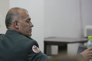 Audiencia al coronel Publio Hernán Mejía, procesado por presuntas alianzas con paramilitares, para cometer falsos positivos cuando fue comandante del batallón de La Popa en Valledupar.