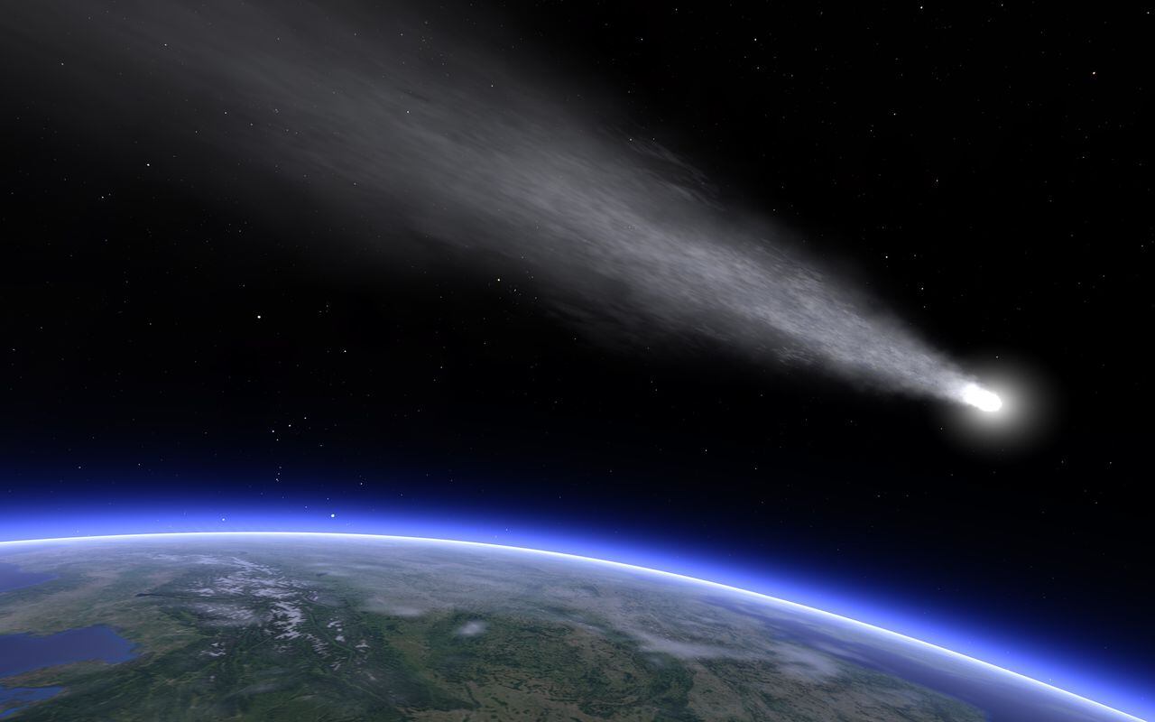 El cometa Halley nuevamente se acerca a la Tierra.