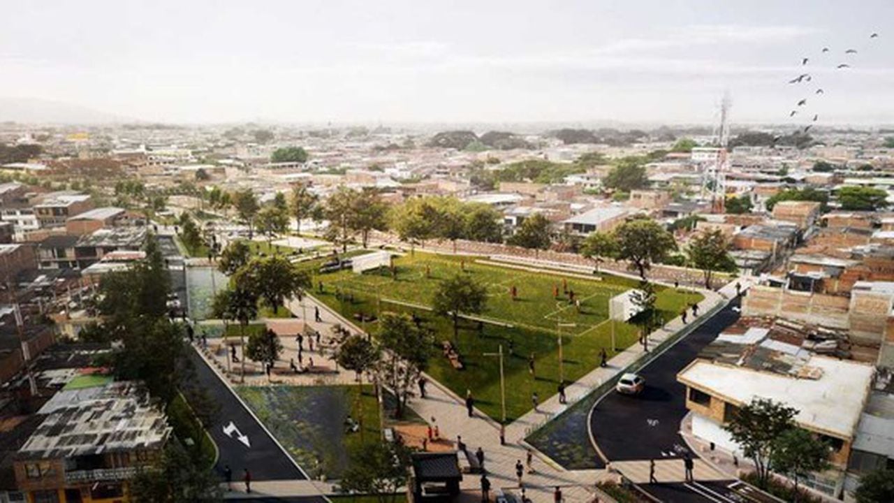 Según la Secretaría de Vivienda, el proyecto contaría con 47.000 metros cuadrados. Foto: Alcaldía de Cali