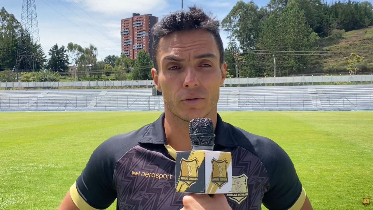 Lucas González habló para los medios oficiales de Águilas Doradas.