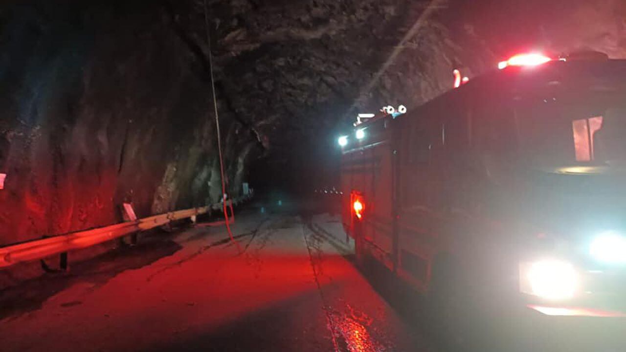 Este es el estado actual del Túnel Quebrada Blanca, vía al llano donde exploto el camión cisterna.