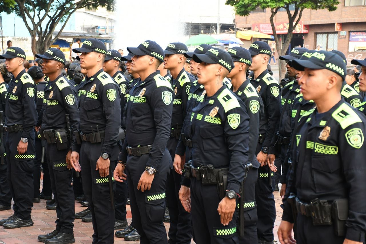 Más de 500 oficiales de la Policía llegaron para reforzar la seguridad en el Valle del Cauca.