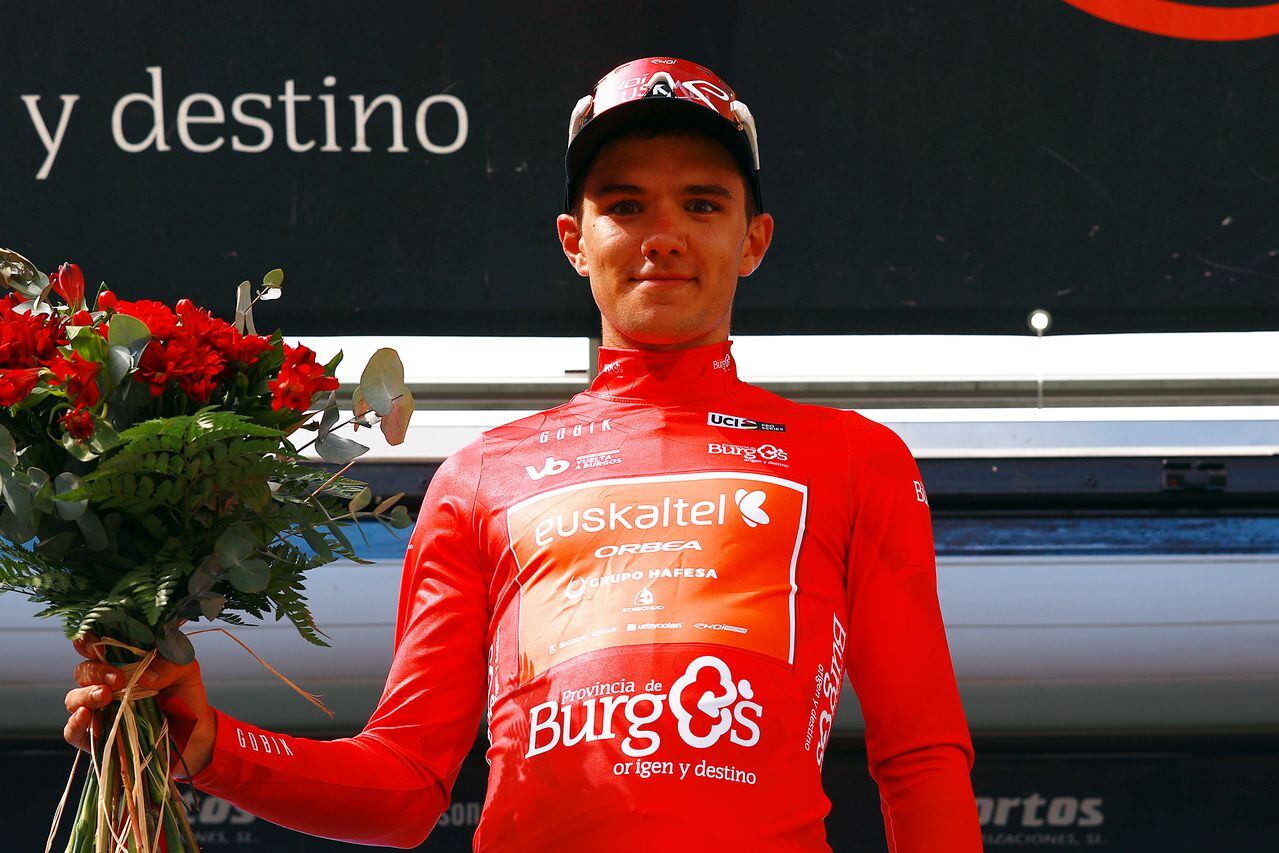 Xabier Berasategi se impuso en la montaña de la primera etapa de la Vuelta a Burgos 2023