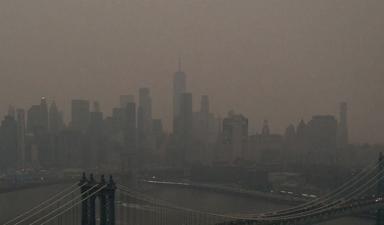 La ciudad de Nueva York tiene una crisis ambiental por cuenta de los incendios en Canadá.