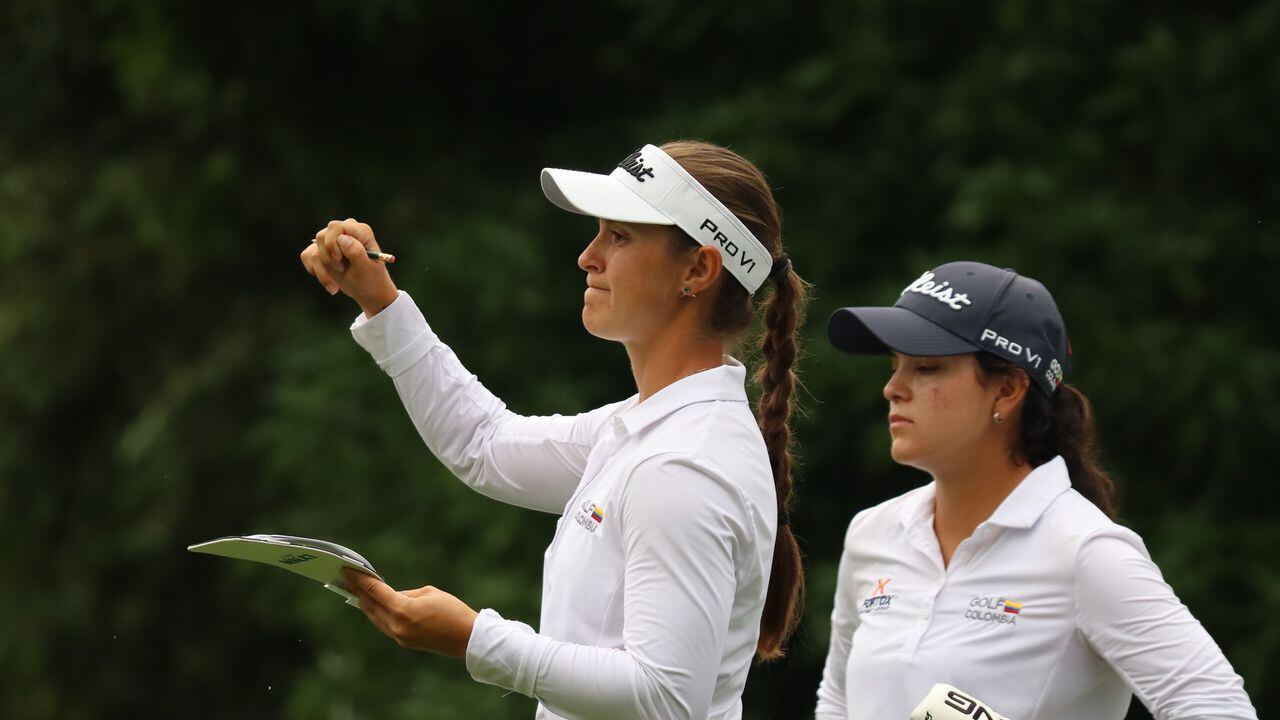 María Alejandra Hoyos y Cristina Ochoa, golfistas colombianas.