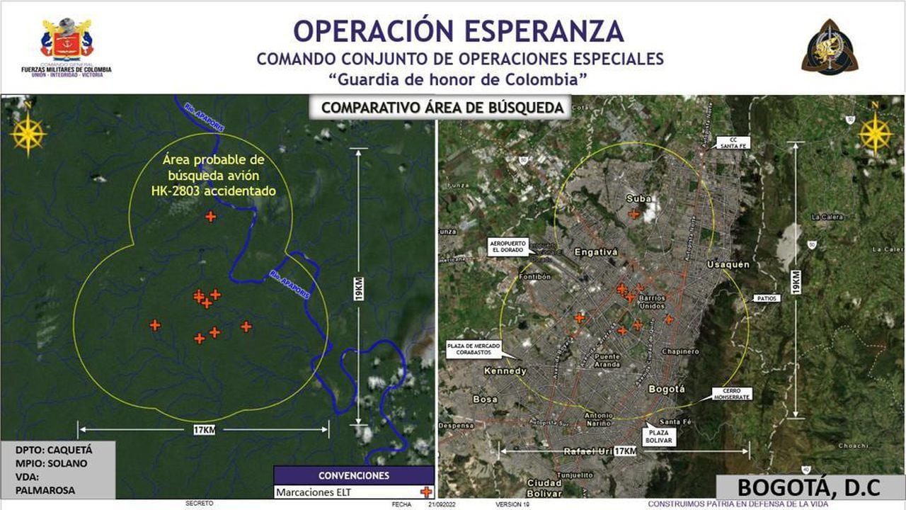 El área donde se adelanta la denominada #OperaciónEsperanza es casi del 80% del área urbana de Bogotá
