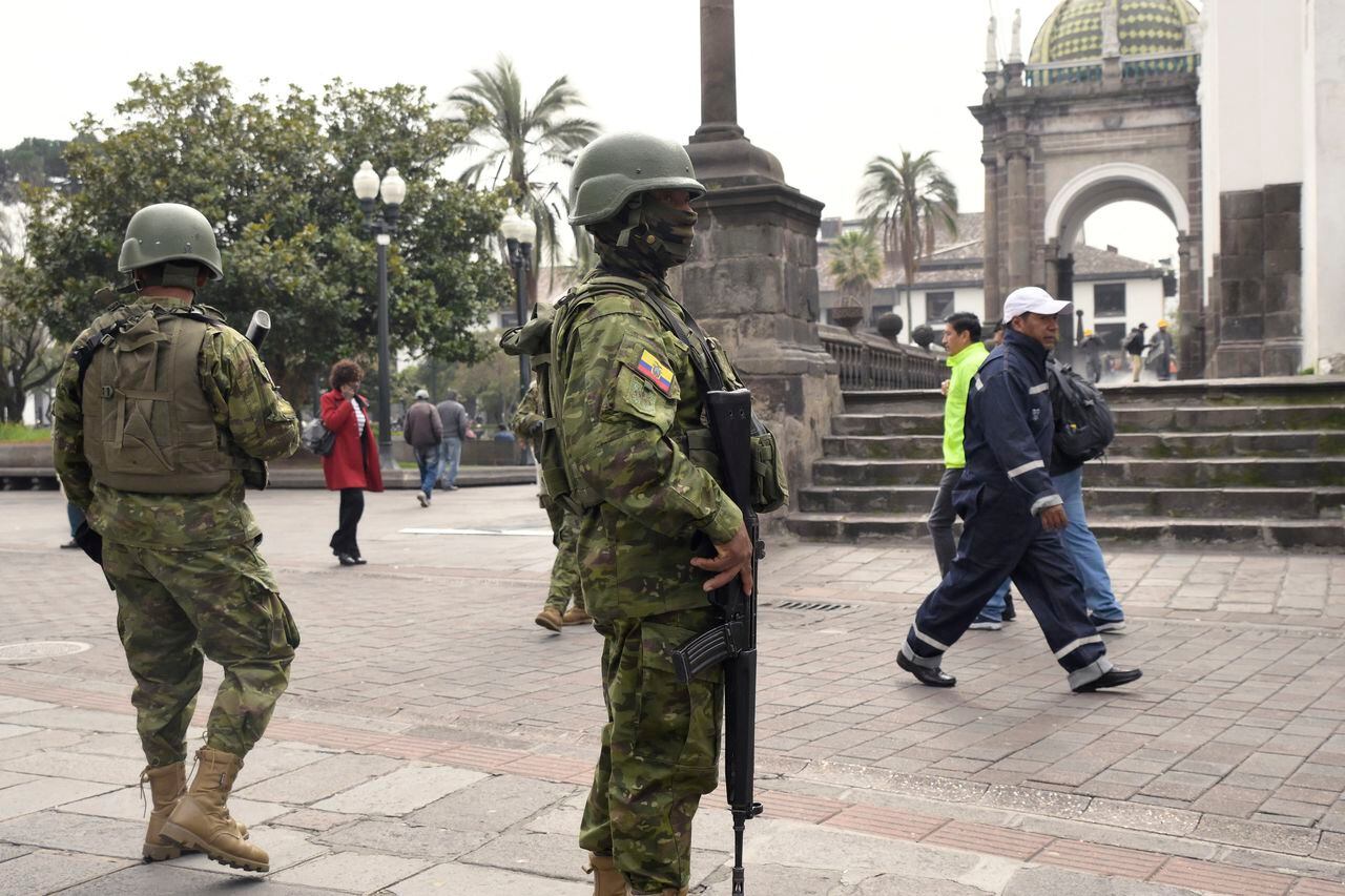 Gobierno decretó toque de queda en Ecuador (Photo by Rodrigo BUENDIA / AFP)