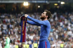 Lionel Messi fue la figura del clásico.
